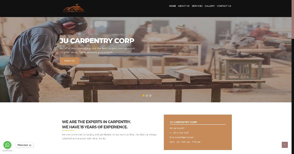 Screenshot of Jucarpentrycorpny