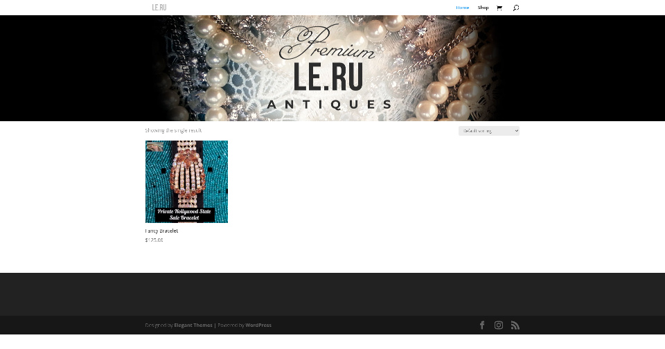 Screenshot of Leruantiques